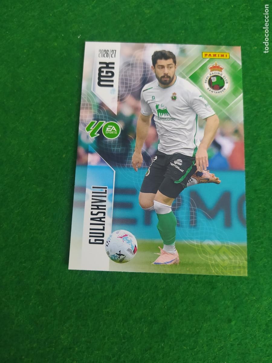 Football Stickers: MEGACRACKS 2026 2027 MGK 26 27 NUEVO - RACING DE SANTANDER N&ordm; 286 GULIASHVILI