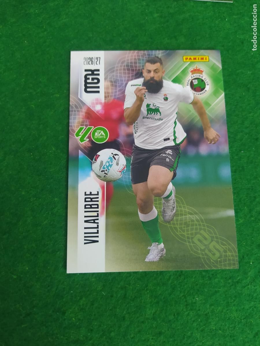 Football Stickers: MEGACRACKS 2026 2027 MGK 26 27 NUEVO - RACING DE SANTANDER N&ordm; 287 VILLALIBRE