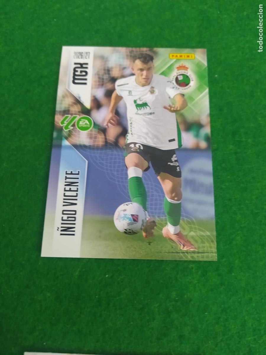 Cromos de f&uacute;tbol: MEGACRACKS 2026 2027 MGK 26 27 NUEVO - RACING DE SANTANDER N&ordm; 288 I&Ntilde;IGO VICENTE