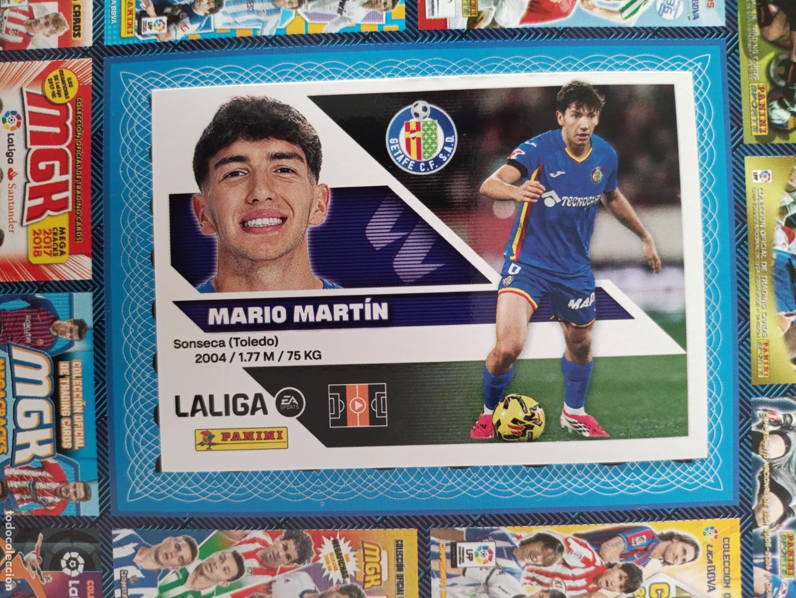 Cromos de f&uacute;tbol: LIGA ESTE 2026 2027 GETAFE N&ordm; 11 MARIO MART&Iacute;N