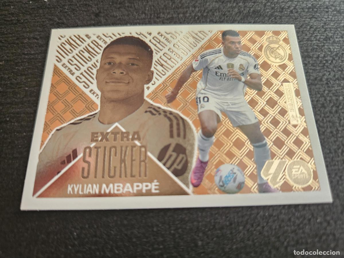 Cromos de f&uacute;tbol: LIGA ESTE 2026 2027 26 27 MBAPP&Eacute; REAL MADRID EXTRA STICKER BRONCE