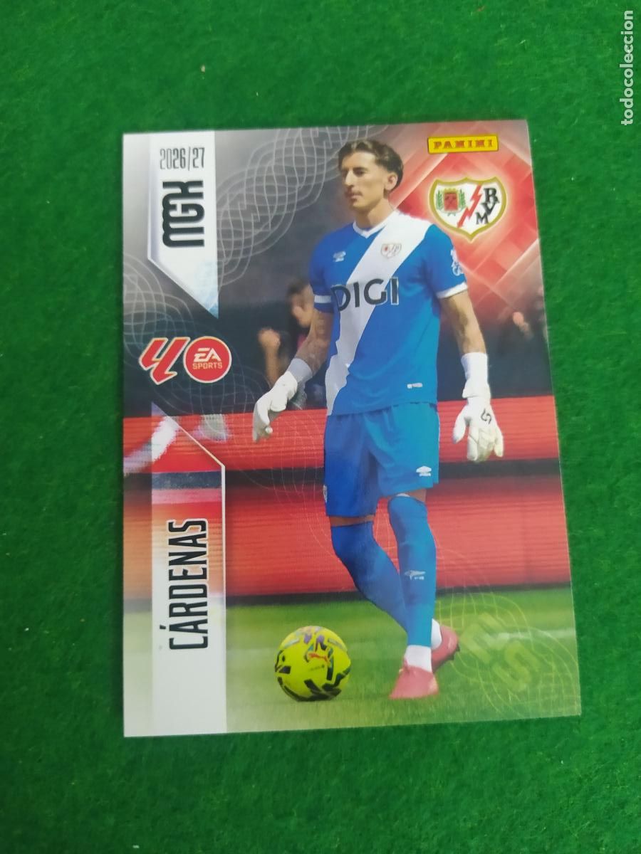 Football Stickers: MEGACRACKS 2026 2027 MGK 26 27 NUEVO - RAYO VALLECANO N&ordm; 291 CARDENAS