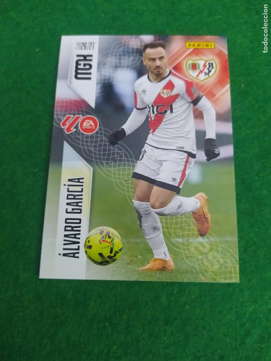 Cromos de f&uacute;tbol: MEGACRACKS 2026 2027 MGK 26 27 NUEVO - RAYO VALLECANO N&ordm; 303 ALVARO GARCIA