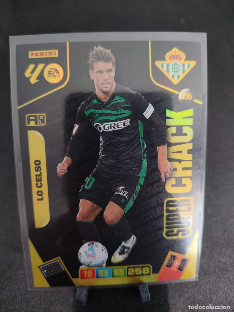 Cromos de f&uacute;tbol: Adrenalyn 25 26 Lo Celso Betis Super Crack 455