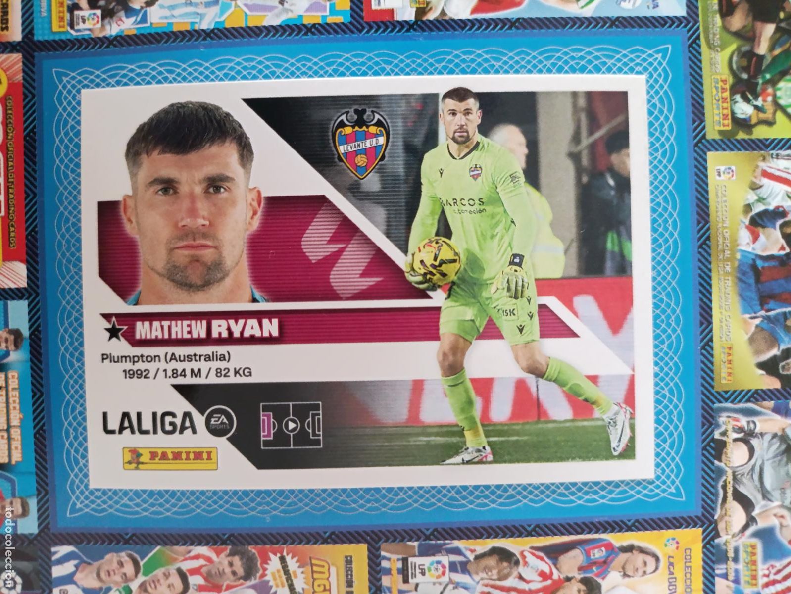 Fu&szlig;ball-Sticker: LIGA ESTE 2026 2027 LEVANTE UD N&ordm; 3 RYAN