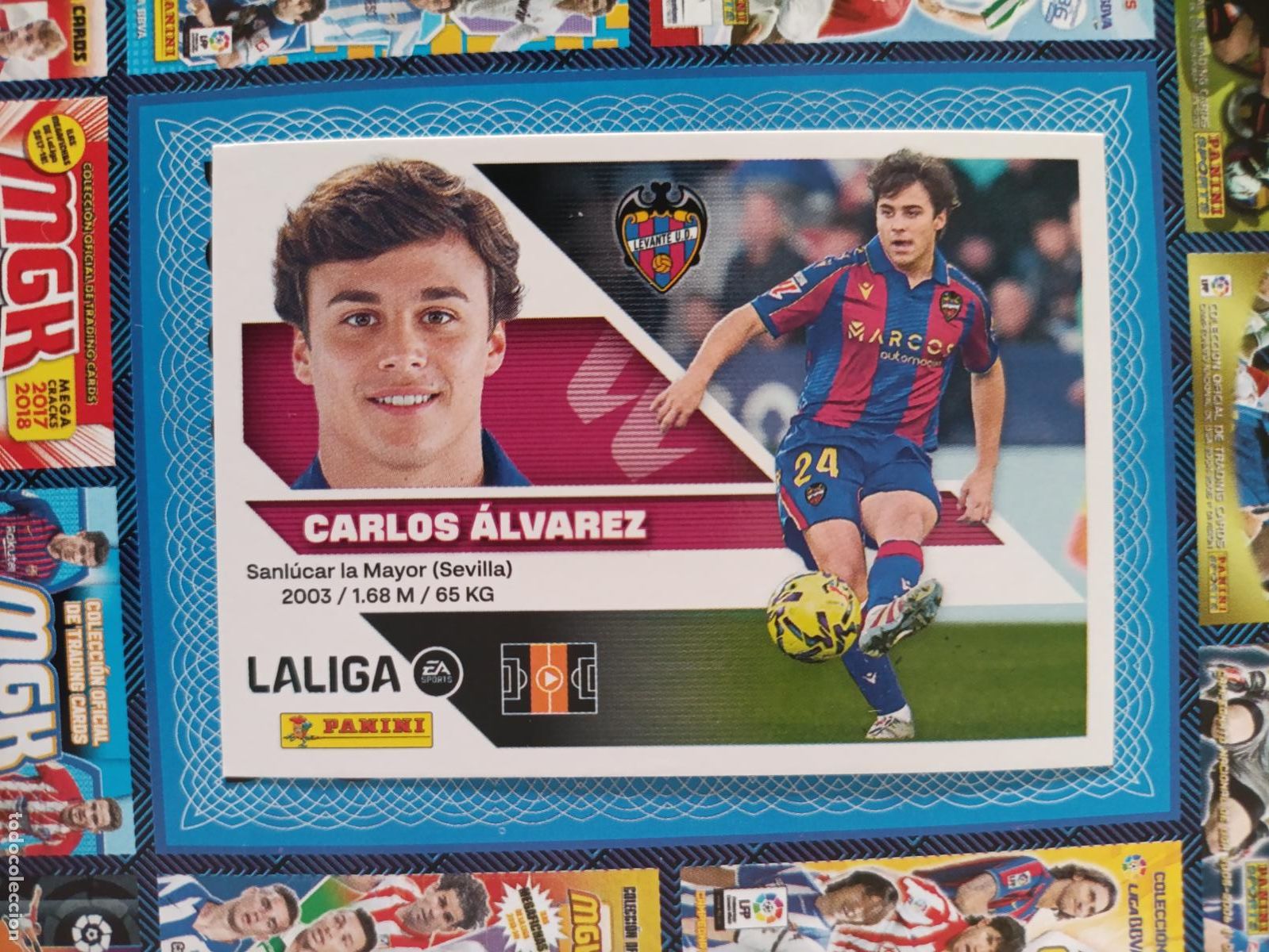 Football Stickers: LIGA ESTE 2026 2027 LEVANTE UD N&ordm; 15 CARLOS &Aacute;LVAREZ