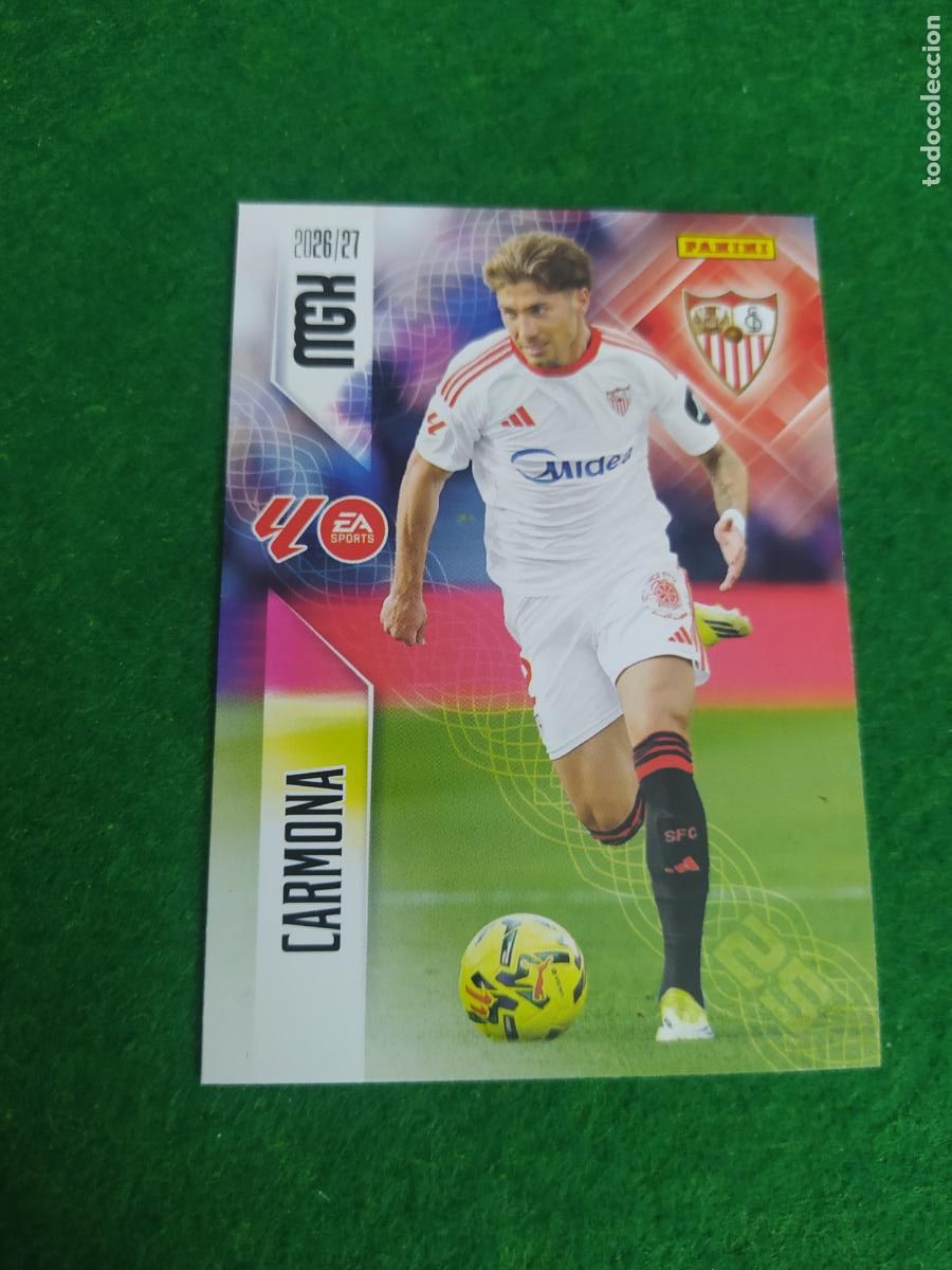 Football Stickers: MEGACRACKS 2026 2027 MGK 26 27 NUEVO - SEVILLA FC N&ordm; 328 CARMONA