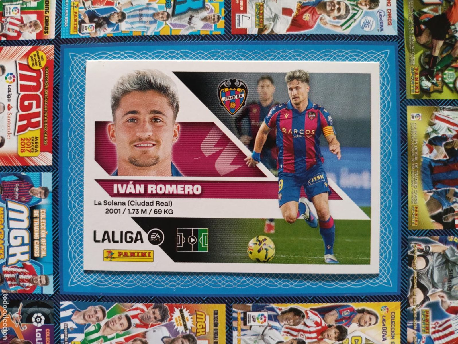 Football Stickers: LIGA ESTE 2026 2027 LEVANTE UD N&ordm; 18 IV&Aacute;N ROMERO