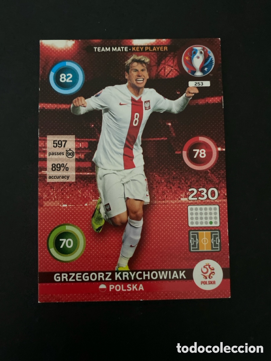 Football Stickers: Cromo Adrenalyn UEFA Euro 2016 N* 253