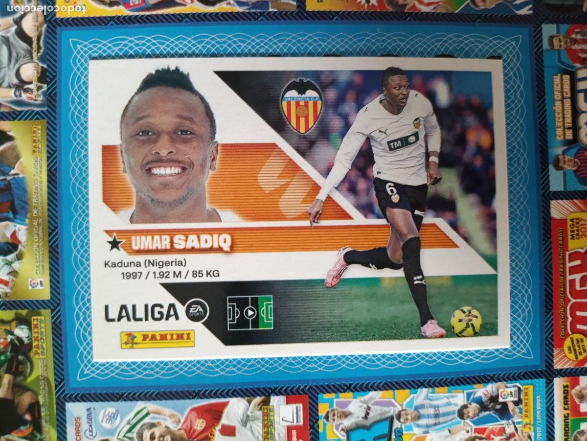 Football Stickers: LIGA ESTE 2026 2027 VALECIA CF N&ordm; 20A SADIQ