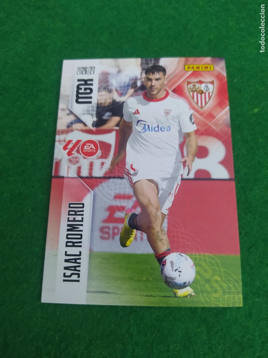 Football Stickers: MEGACRACKS 2026 2027 MGK 26 27 NUEVO - SEVILLA FC N&ordm; 342 ISAAC ROMERO