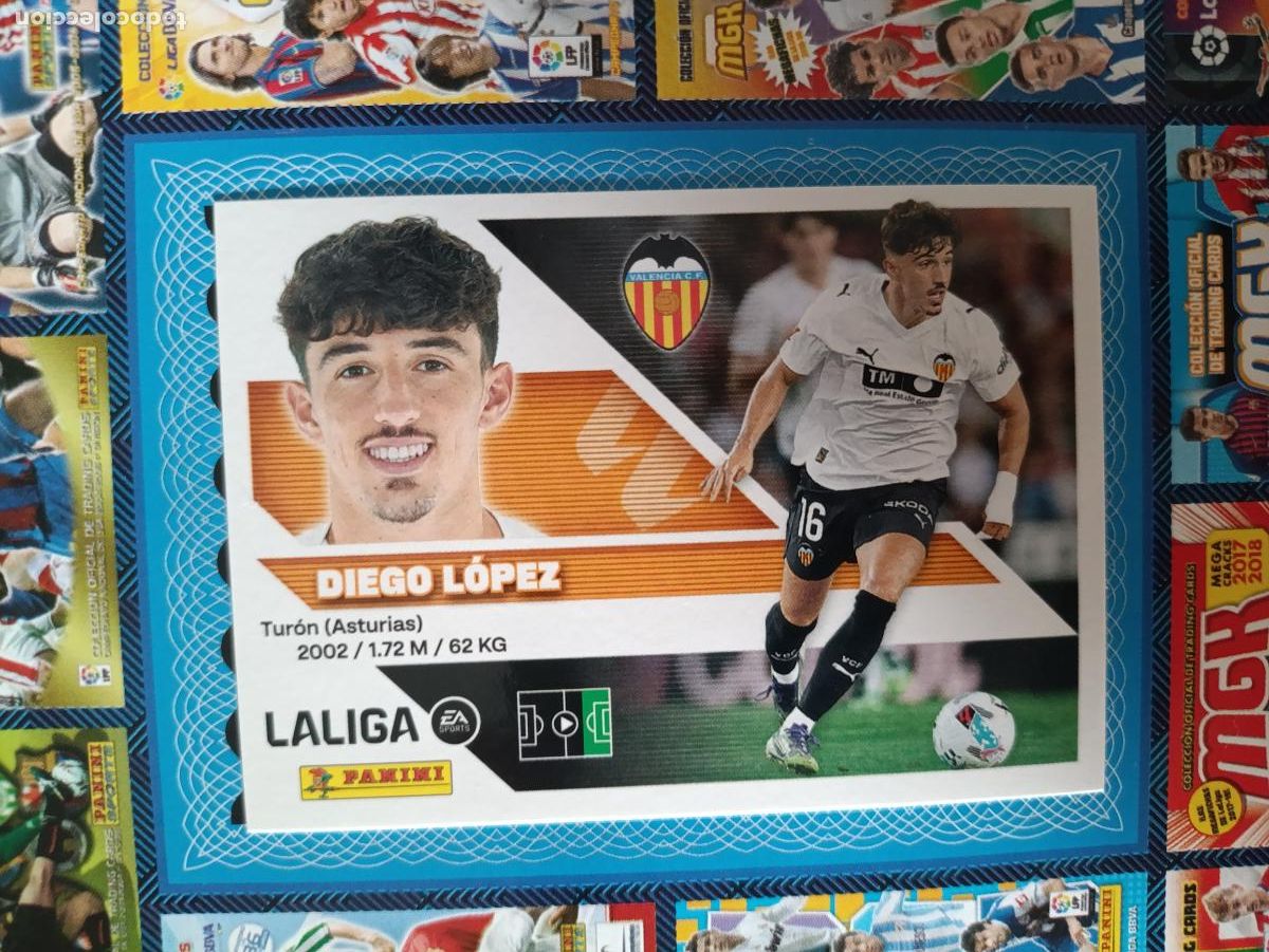 Football Stickers: LIGA ESTE 2026 2027 VALECIA CF N&ordm; 18 DIEGO L&Oacute;PEZ