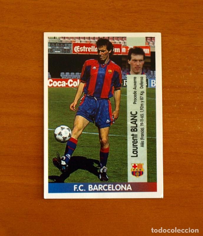 Football Stickers: Barcelona -N&ordm; 353 Laurent Blanc -Editorial Panini Liga 1996-1997-96-97 -Nunca Pegado