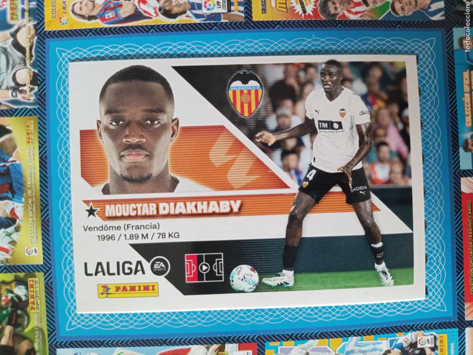 Cromos de f&uacute;tbol: LIGA ESTE 2026 2027 VALECIA CF N&ordm; 8B DIAKHABY