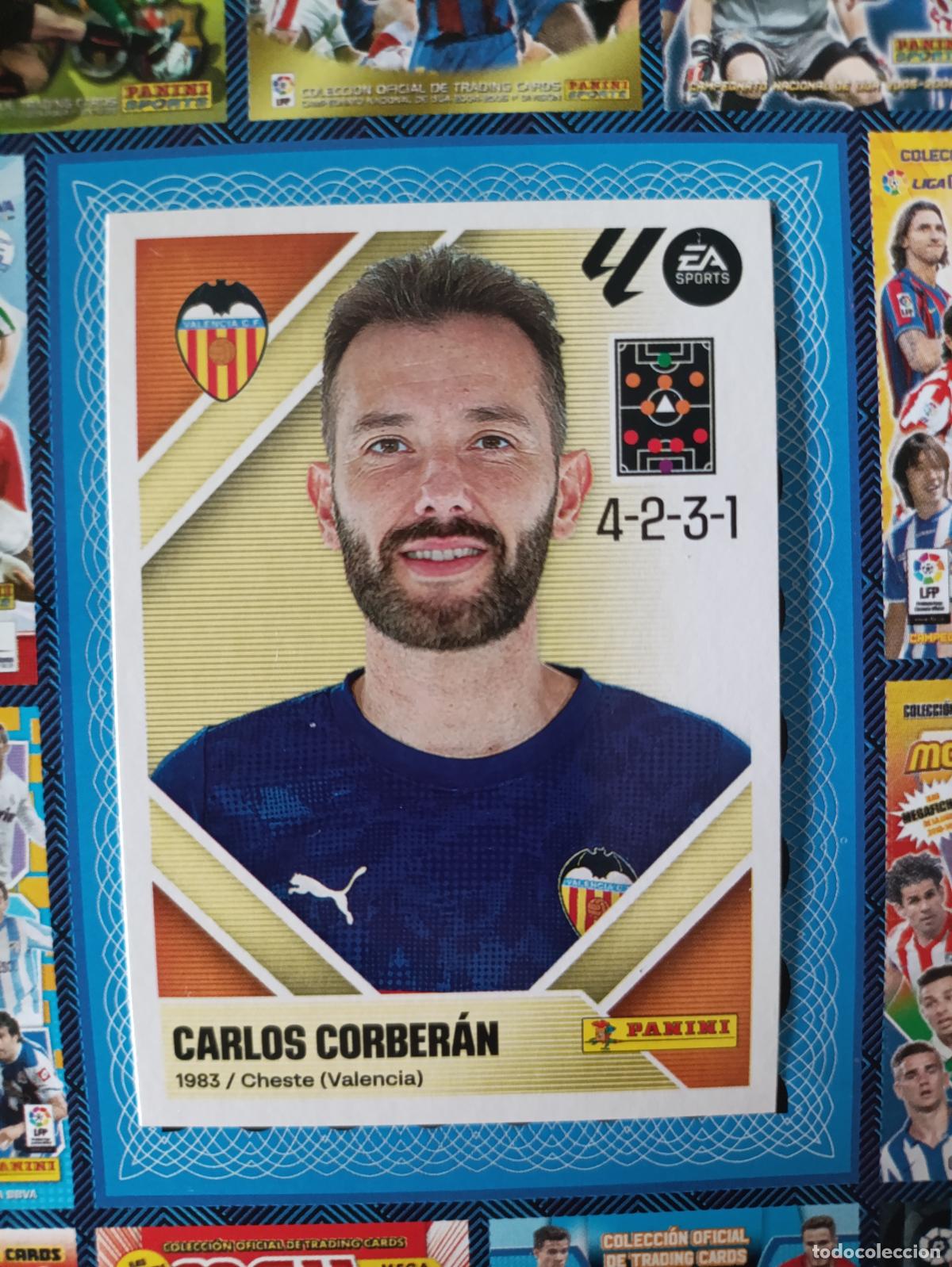 Cromos de f&uacute;tbol: LIGA ESTE 2026 2027 VALECIA CF N&ordm; 2 CARLOS CORBER&Aacute;N