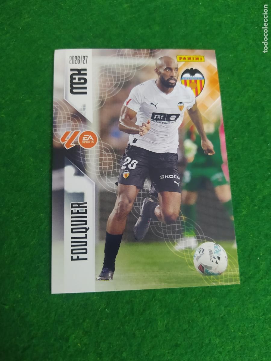 Cromos de f&uacute;tbol: MEGACRACKS 2026 2027 MGK 26 27 NUEVO - VALENCIA N&ordm; 346 FOULQUIER