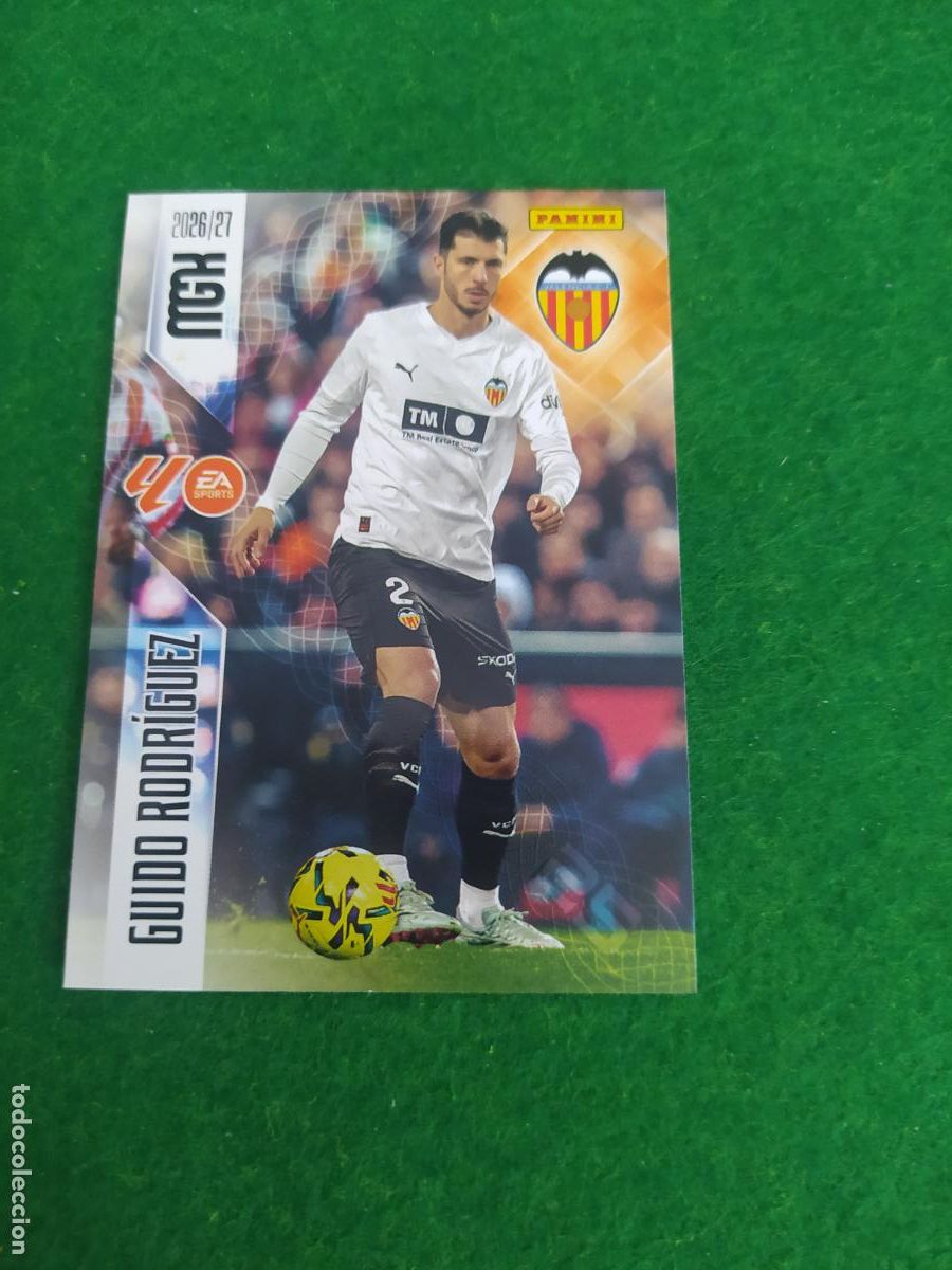 Cromos de Futebol: MEGACRACKS 2026 2027 MGK 26 27 NUEVO - VALENCIA N&ordm; 353 GUIDO RODRIGUEZ