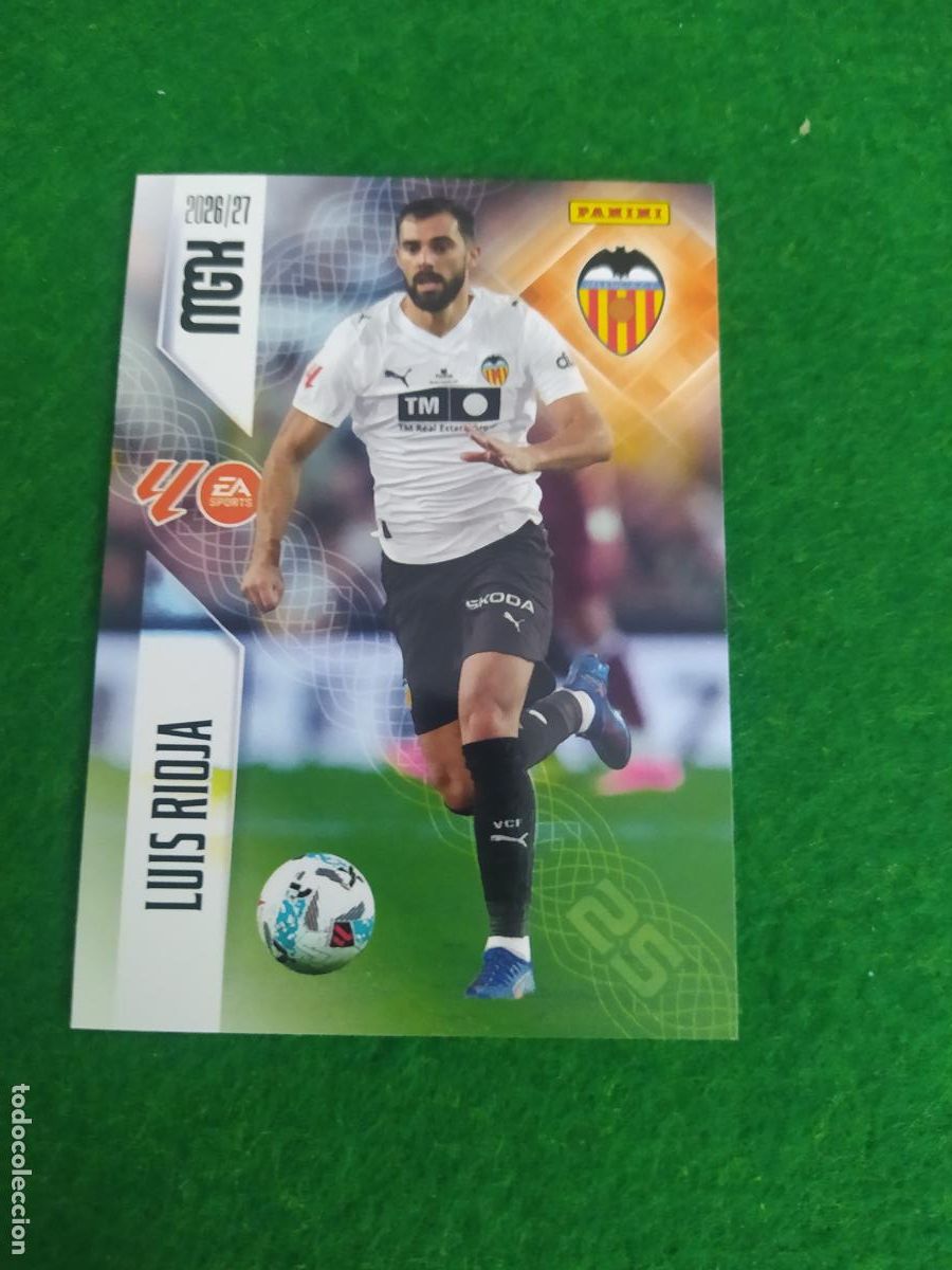 Cromos de Futebol: MEGACRACKS 2026 2027 MGK 26 27 NUEVO - VALENCIA N&ordm; 355 LUIS RIOJA