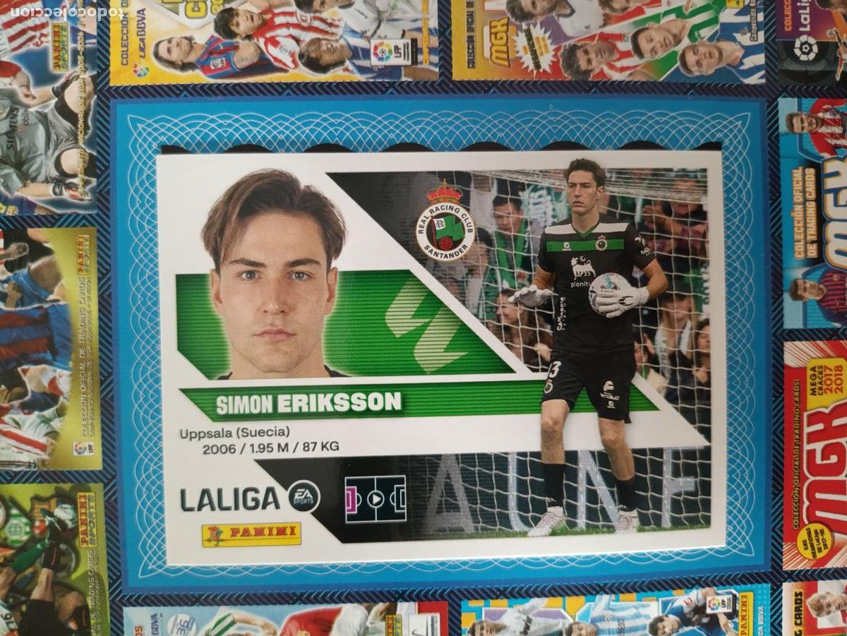 Cromos de Futebol: LIGA ESTE 2026 2027 RACING DE SANTANDER N&ordm; 4 ERIKSSON