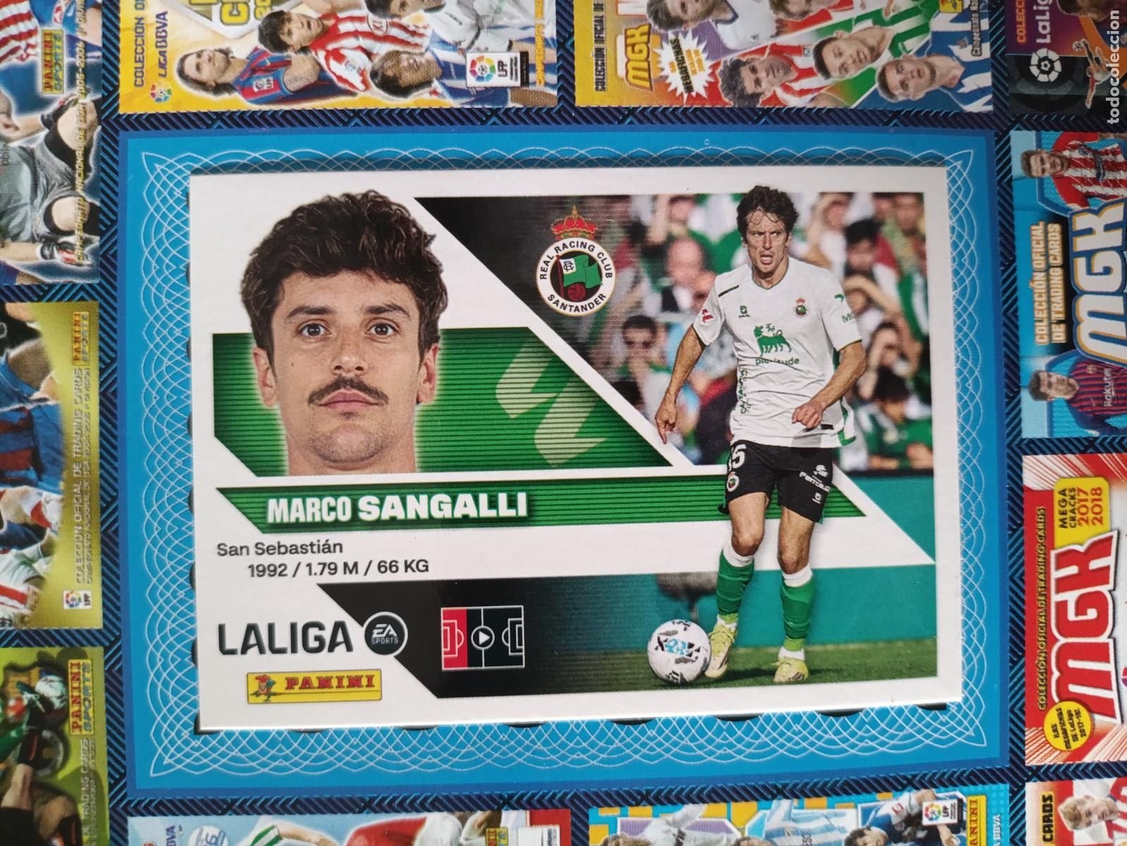 Cromos de Futebol: LIGA ESTE 2026 2027 RACING DE SANTANDER N&ordm; 6 SANGALLI