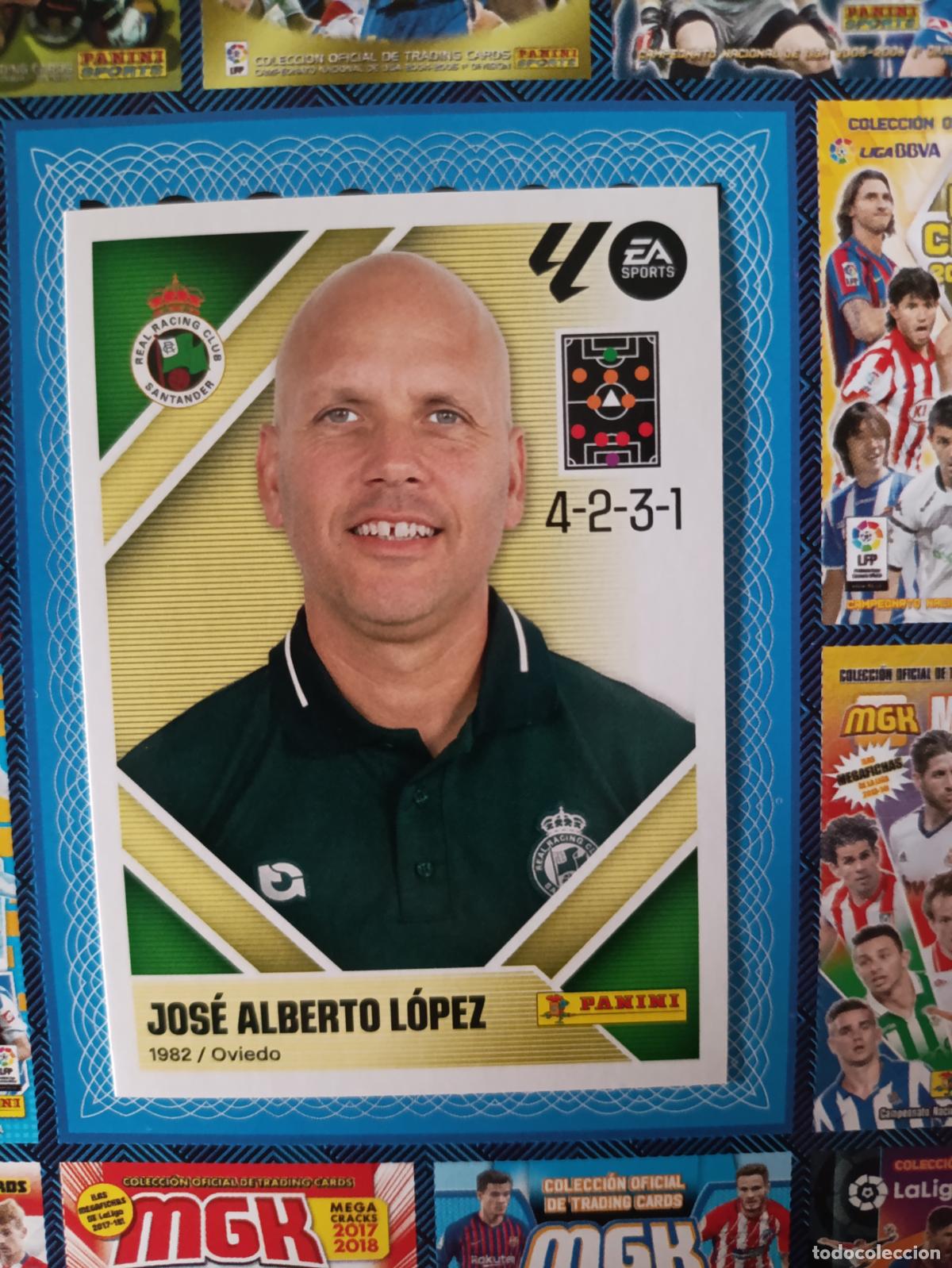 Cromos de Futebol: LIGA ESTE 2026 2027 RACING DE SANTANDER N&ordm; 2 JOS&Eacute; ALBERTO L&Oacute;PEZ