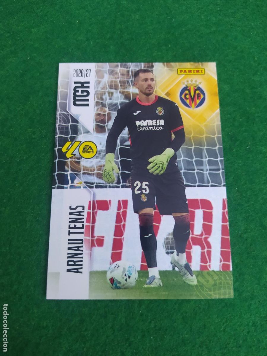 Fu&szlig;ball-Sticker: MEGACRACKS 2026 2027 MGK 26 27 NUEVO - VILLARREAL N&ordm; 363 ARNAU TENAS