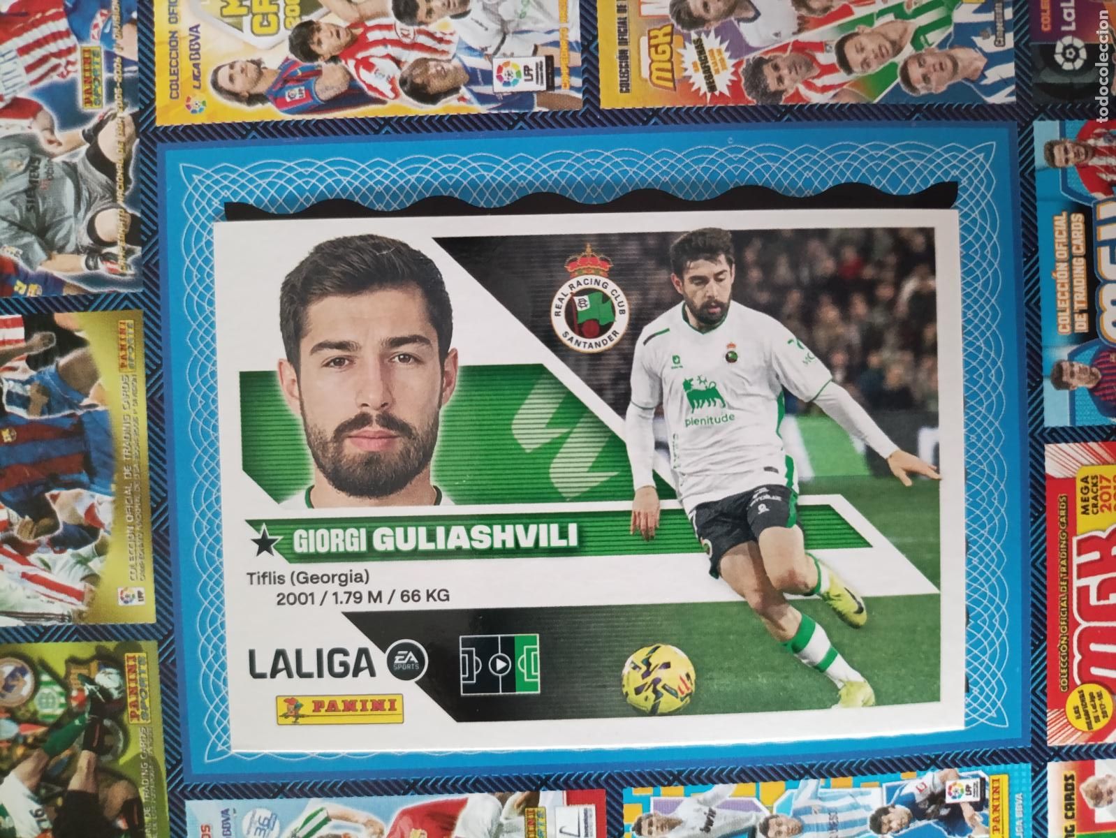 Fu&szlig;ball-Sticker: LIGA ESTE 2026 2027 RACING DE SANTANDER N&ordm; 17 GULIASHVILI