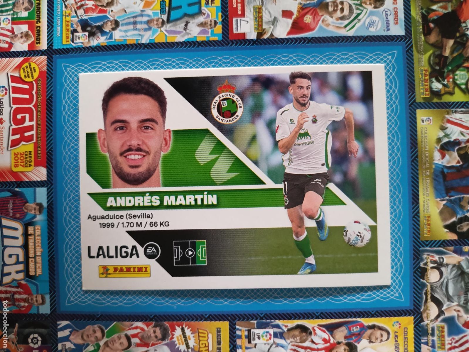 Cromos de Futebol: LIGA ESTE 2026 2027 RACING DE SANTANDER N&ordm; 16 ANDR&Eacute;S MART&Iacute;N