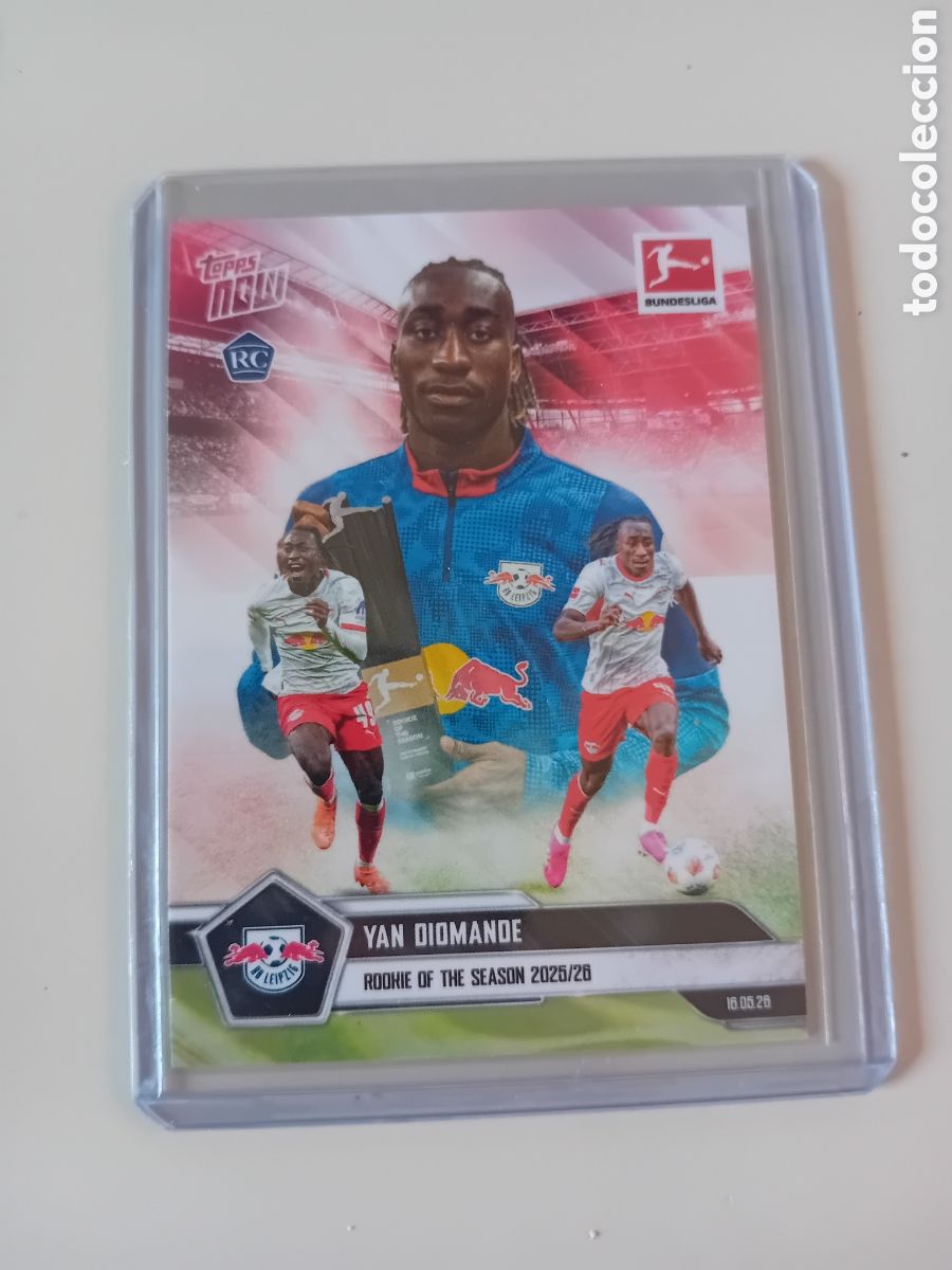 Cromos de Futebol: YAN DIOMANDE ROOKIE RC #193 25 26 2025 2026 RB LEIPZIG REAL MADRID TOPPS NOW
