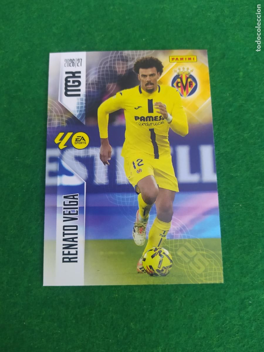 Cromos de Futebol: MEGACRACKS 2026 2027 MGK 26 27 NUEVO - VILLARREAL N&ordm; 368 RENATO VEIGA