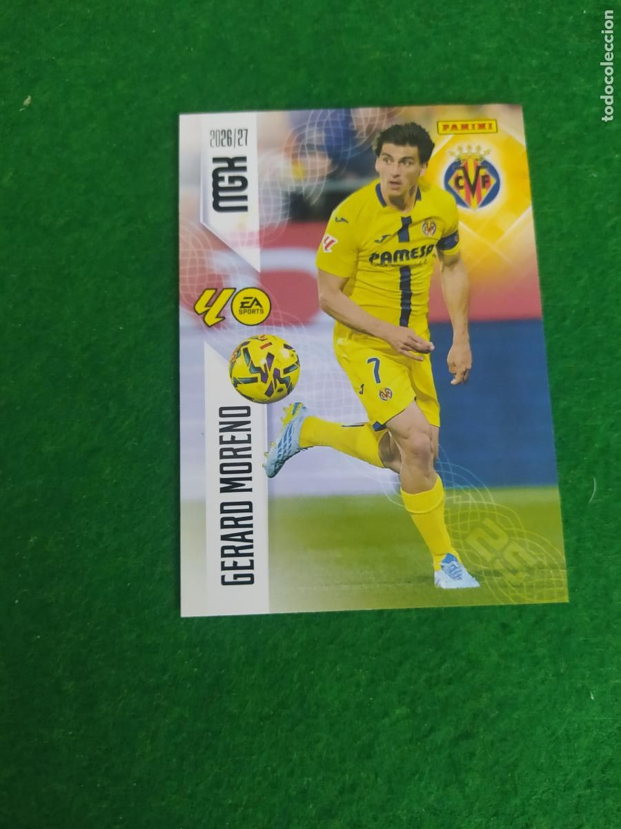 Fu&szlig;ball-Sticker: MEGACRACKS 2026 2027 MGK 26 27 NUEVO - VILLARREAL N&ordm; 378 GERARD MORENO