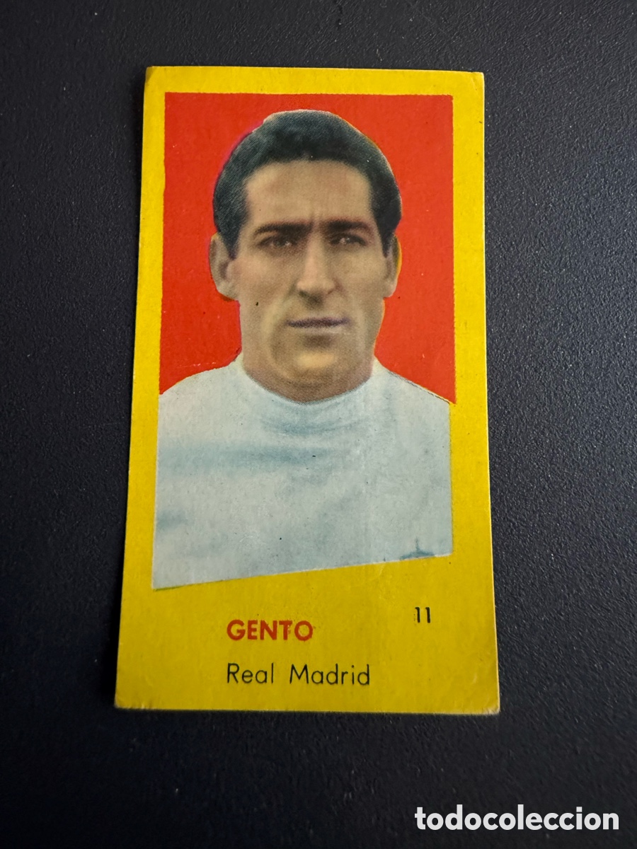Football Stickers: BRUGUERA 60 61. GENTO ( Real Madrid). Nunca Pegado