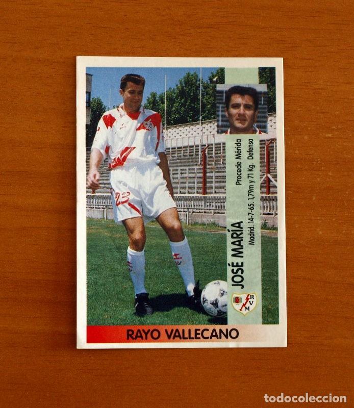 Cromos de f&uacute;tbol: Rayo Vallecano -N&ordm; 386 Jos&eacute; Mar&iacute;a -Fichaje-Editorial Panini Liga 1996-1997-96-97 -Nunca Pegado