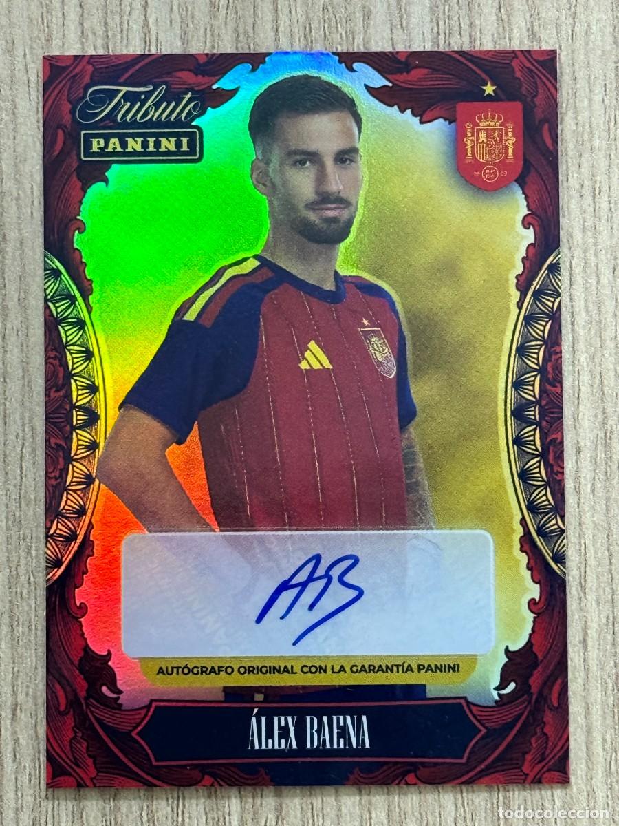 Cromos de f&uacute;tbol: AUTOGRAFO ORIGINAL ALEX BAENA NUEVO DE SOBRE TRIBUTO SELECCION ESPA&Ntilde;OLA 2010 2026 10 26 PANINI