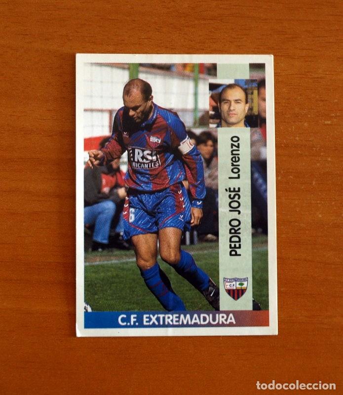 Figurine di Calcio: Extremadura -N&ordm; 345 Pedro Jos&eacute; Lorenzo -Editorial Panini Liga 1996-1997-96-97 -Nunca Pegado
