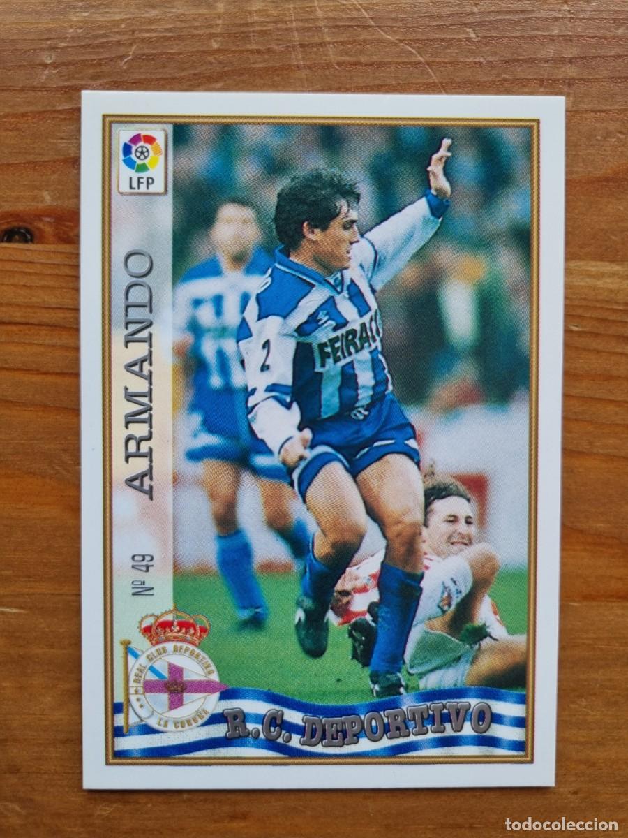 Figurine di Calcio: 49 ARMANDO (Deportivo La Coru&ntilde;a). Las Fichas de la Liga 1997 1998 97 98 (Mundicromo)