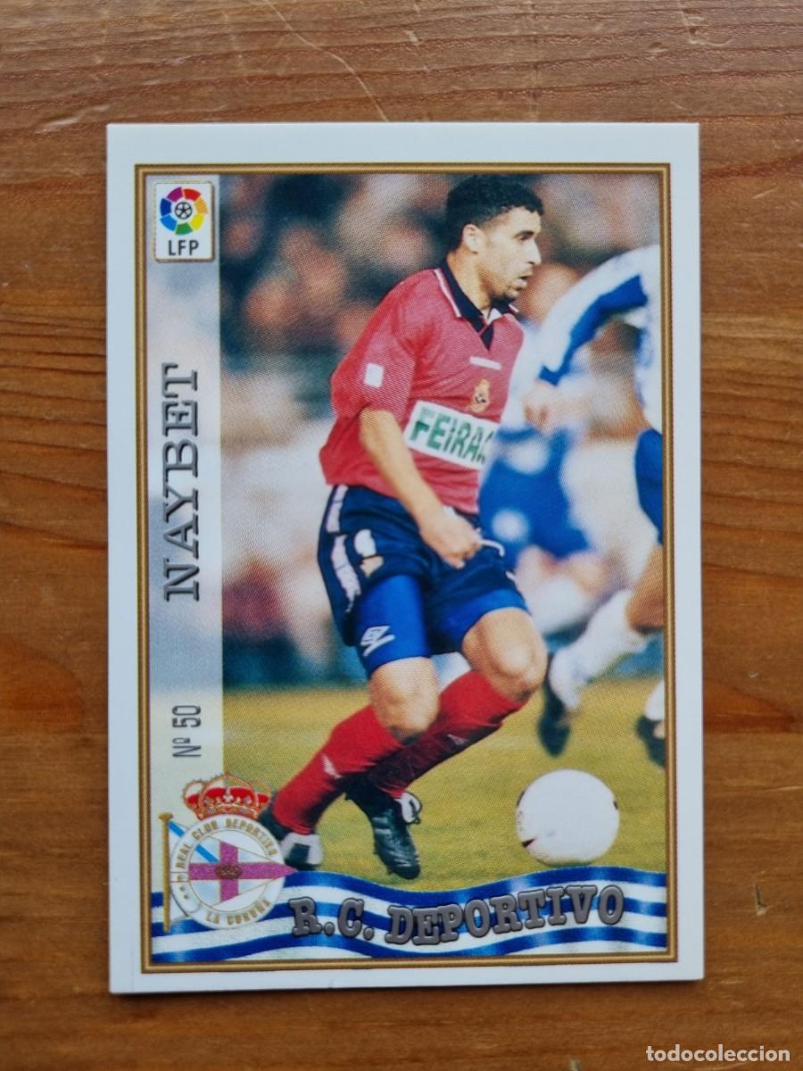 Fu&szlig;ball-Sticker: 50 NAYBET (Deportivo La Coru&ntilde;a). Las Fichas de la Liga 1997 1998 97 98 (Mundicromo)