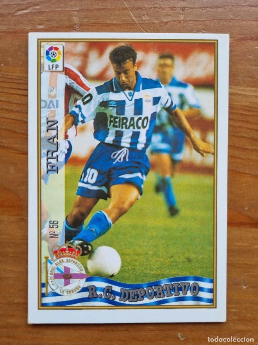 Cromos de f&uacute;tbol: 56 FRAN (Deportivo La Coru&ntilde;a). Las Fichas de la Liga 1997 1998 97 98 (Mundicromo)