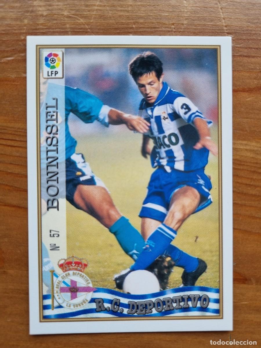 Cromos de f&uacute;tbol: 57 BONNISSEL (Deportivo La Coru&ntilde;a). Las Fichas de la Liga 1997 1998 97 98 (Mundicromo)