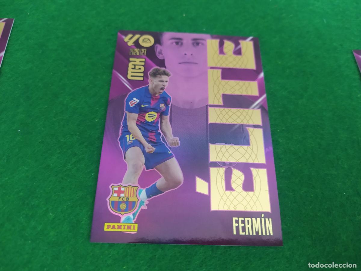 Cromos de f&uacute;tbol: MEGACRACKS 2026 2027 MGK 26 27 NUEVO - ELITE N&ordm; 6 FERMIN FC BARCELONA