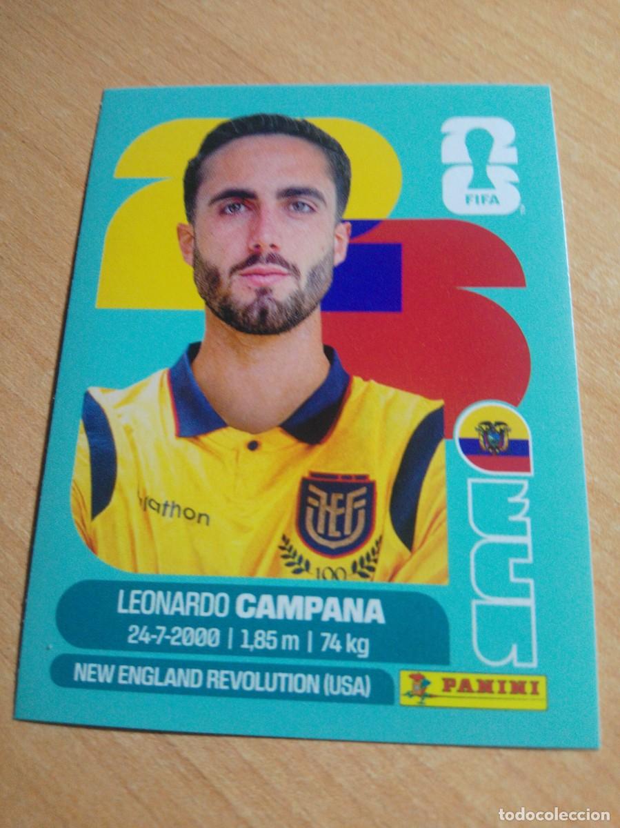 Cromos de f&uacute;tbol: ECU 15 CAMPANA ECUADOR MUNDIAL FIFA WORLD CUP 2026 26 PANINI STICKERS NUEVO