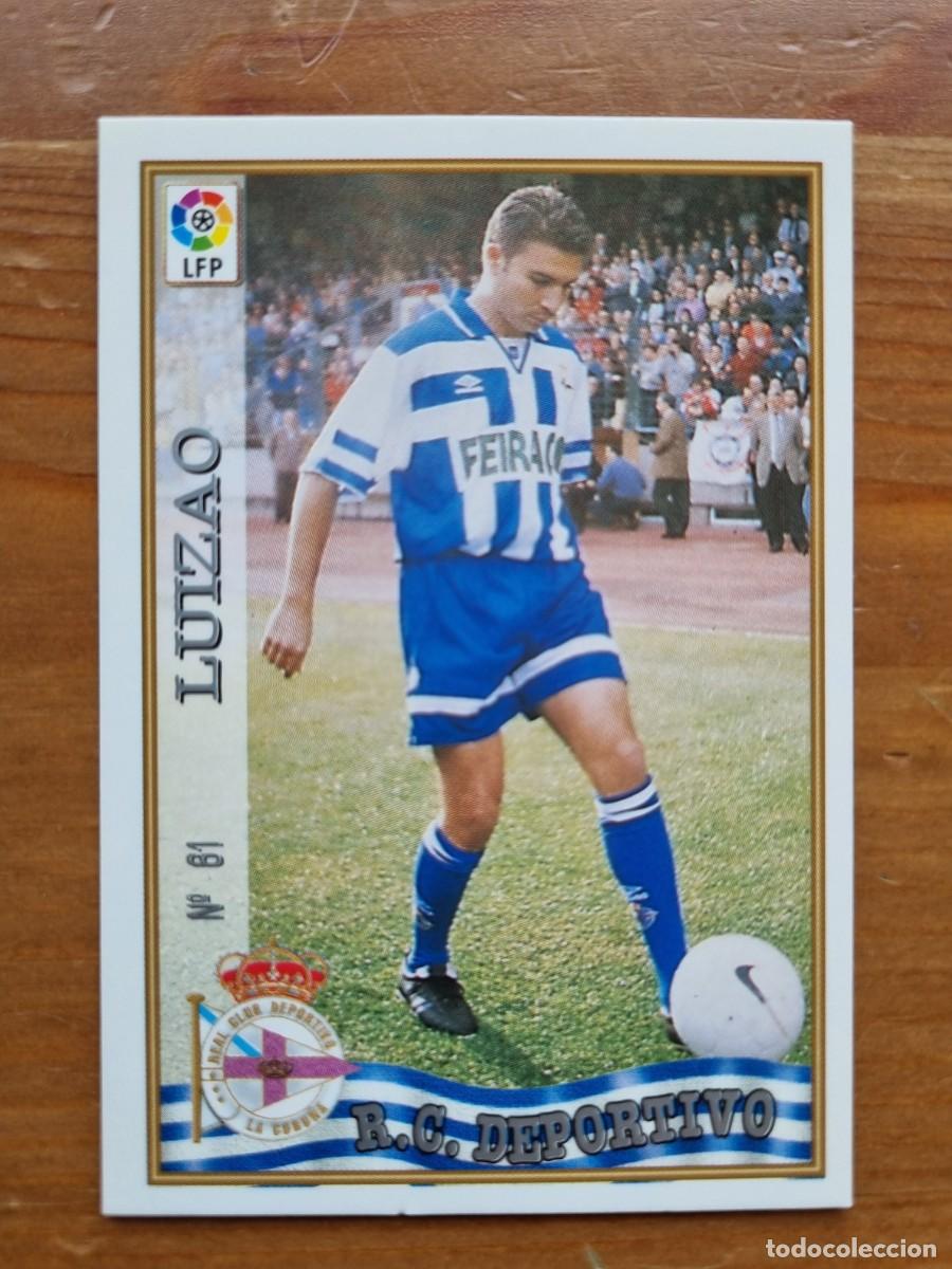 Cromos de f&uacute;tbol: 61 LUIZAO (Deportivo La Coru&ntilde;a). Las Fichas de la Liga 1997 1998 97 98 (Mundicromo)
