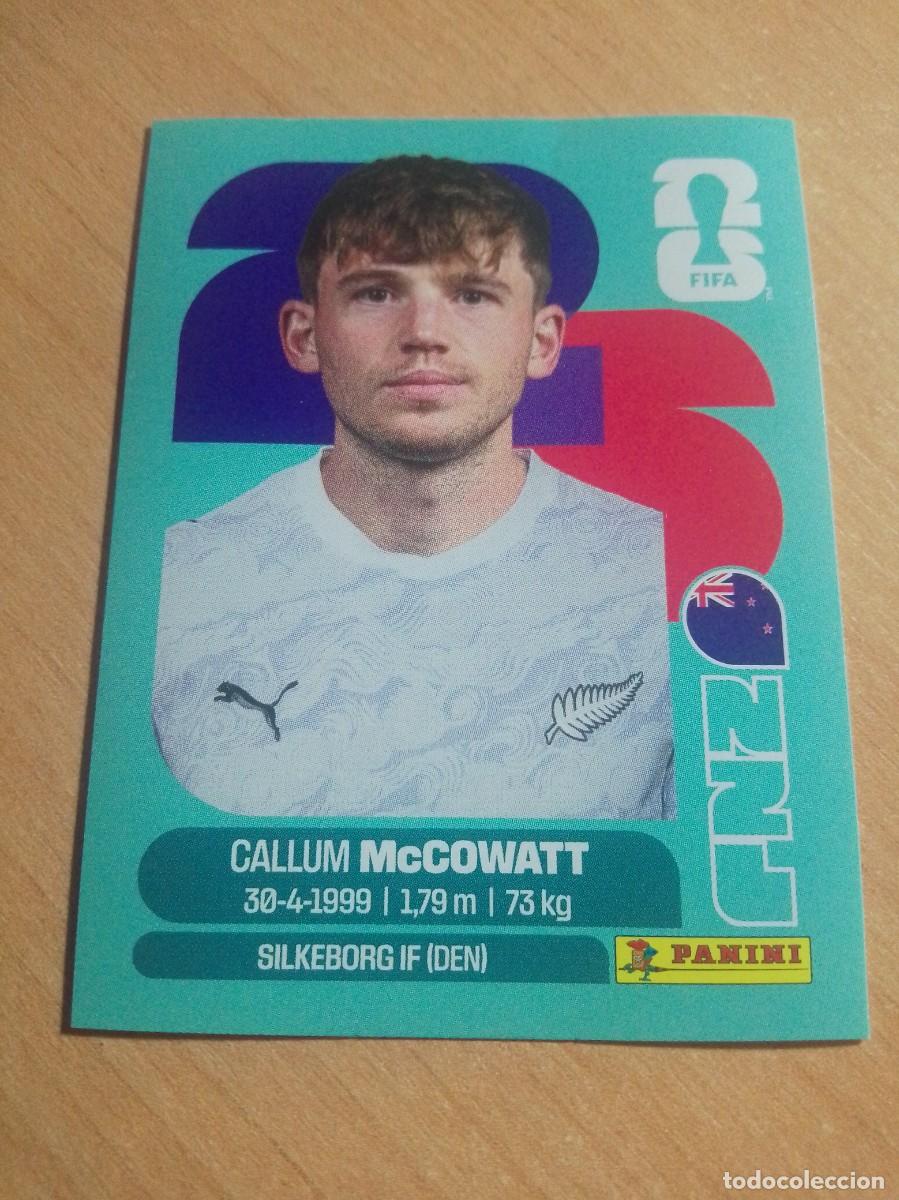 Cromos de f&uacute;tbol: MCCOWATT NUEVA ZELANDA NZL 19 MUNDIAL FIFA WORLD CUP 2026 26 PANINI STICKERS NUEVO