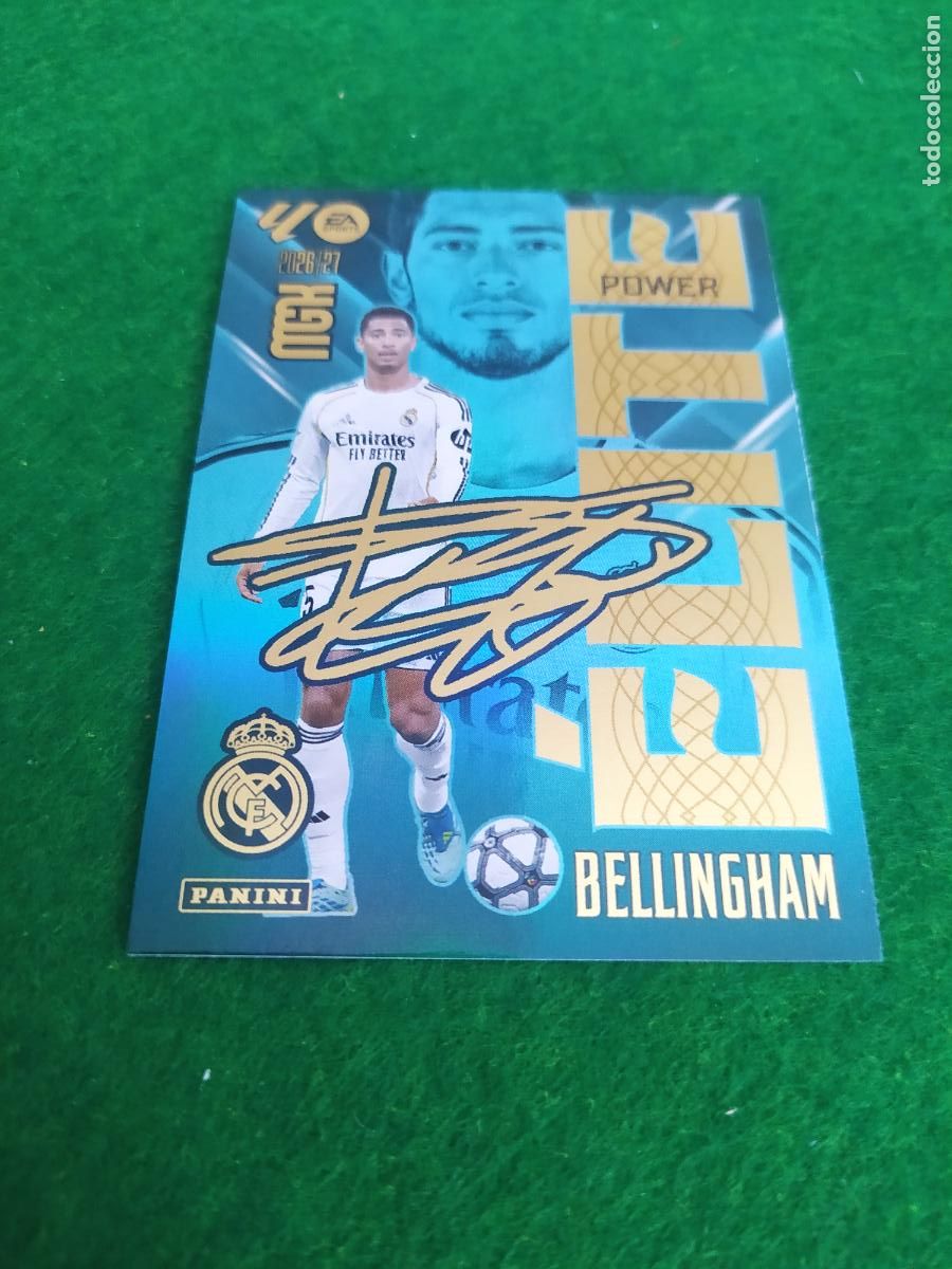 Cromos de f&uacute;tbol: MEGACRACKS 2026 2027 MGK 26 27 NUEVO - ELITE POWER N&ordm; 2P BELLINGHAM REAL MADRID