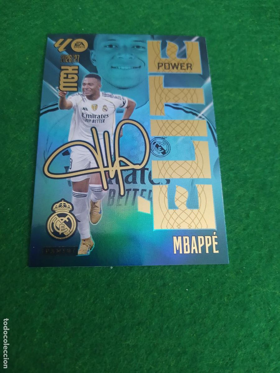 Cromos de f&uacute;tbol: MEGACRACKS 2026 2027 MGK 26 27 NUEVO - ELITE POWER N&ordm; 10P MBAPPE REAL MADRID