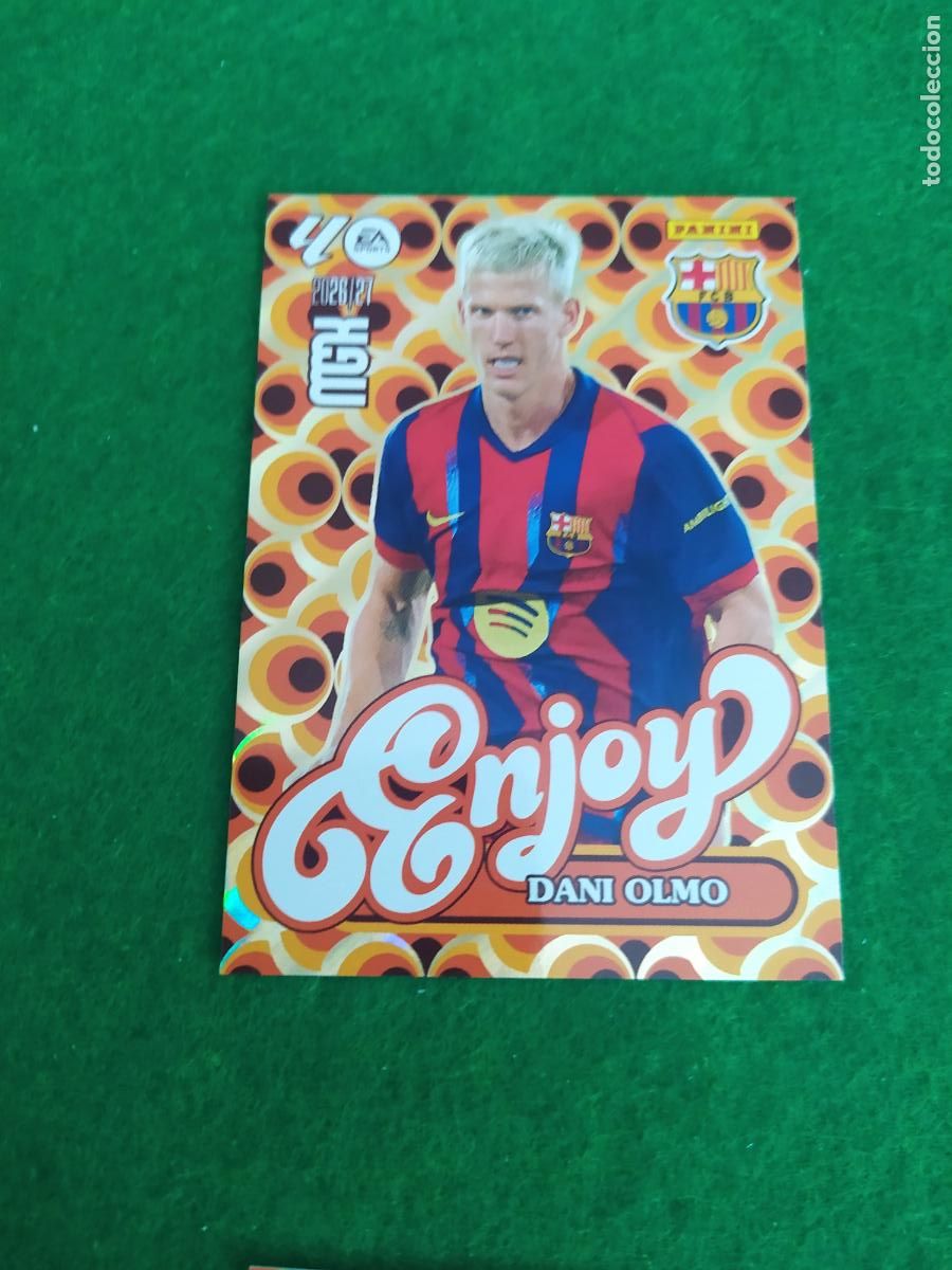 Cromos de f&uacute;tbol: MEGACRACKS 2026 2027 MGK 26 27 NUEVO - ENJOY N&ordm; 381 DANI OLMO FC BARCELONA