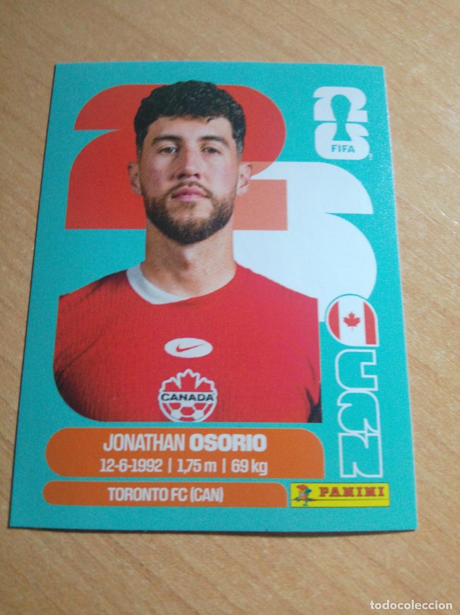 Cromos de f&uacute;tbol: OSORIO CANAD&Aacute; CAN 12 MUNDIAL FIFA WORLD CUP 2026 26 PANINI STICKERS NUEVO