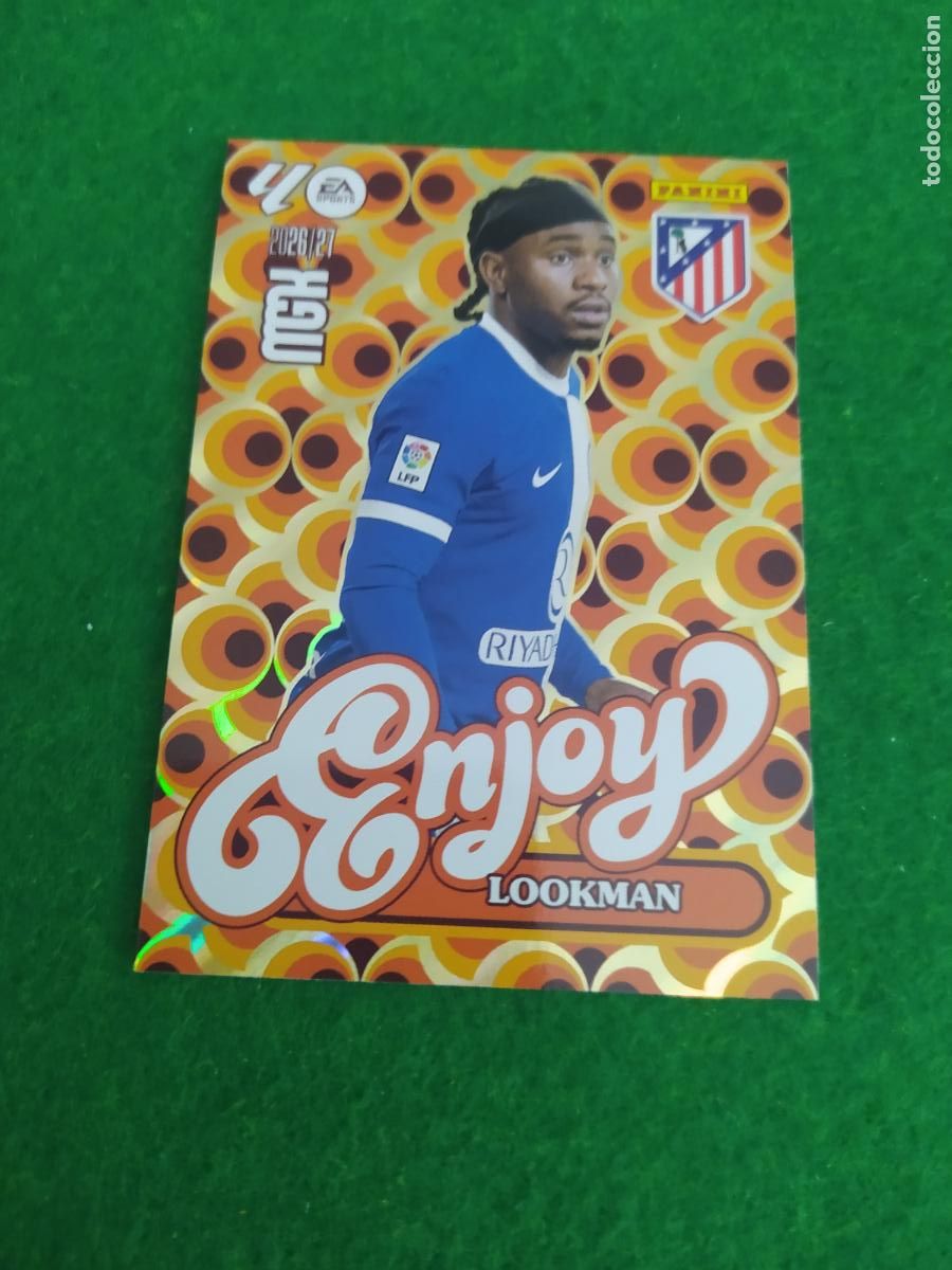 Cromos de f&uacute;tbol: MEGACRACKS 2026 2027 MGK 26 27 NUEVO - ENJOY N&ordm; 385 LOOKMAN ATLETICO DE MADRID