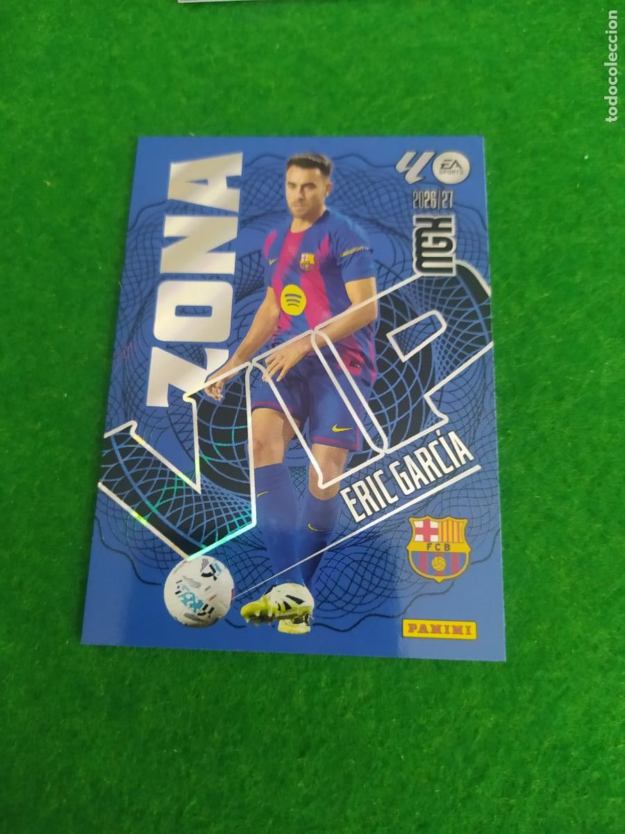 Cromos de f&uacute;tbol: MEGACRACKS 2026 2027 MGK 26 27 NUEVO - ZONA VIP N&ordm; 393 ERIC GARCIA FC BARCELONA