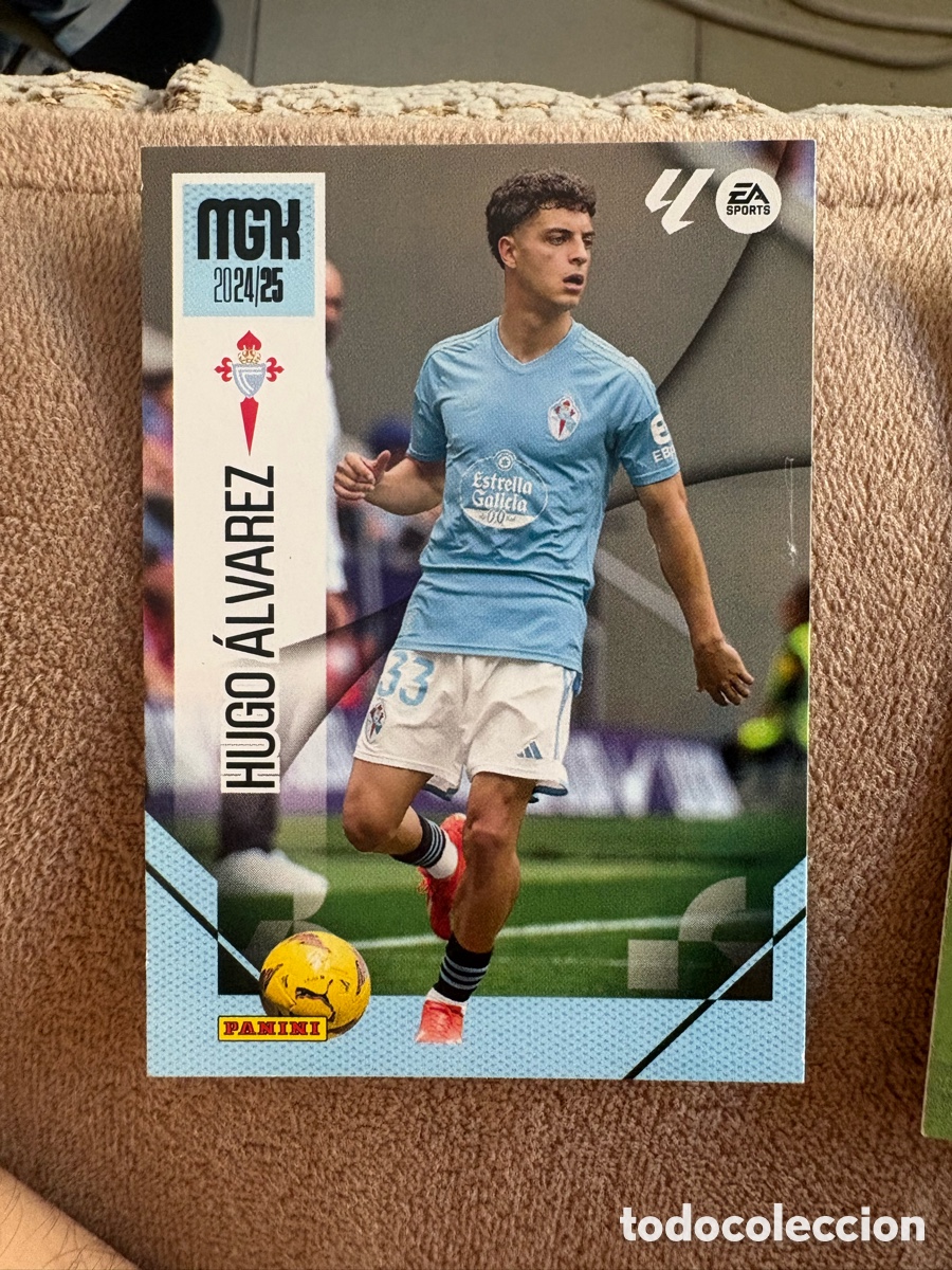 Cromos de f&uacute;tbol: 118 Hugo &Aacute;lvarez, RC Celta de Vigo, Panini Megacracks 2024 2025 24 25